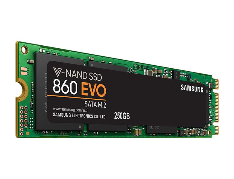 Samsung 860 EVO 250GB M.2 SATA Internal SSD (MZ-N6E250BW) 618MC